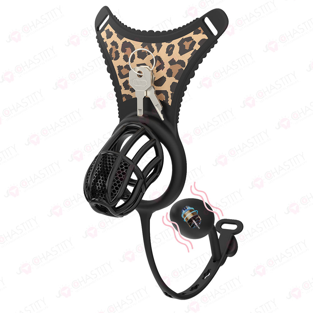 Male Chastity Erotica Thong with Remote-Controlled Anal Plug