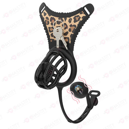 Male Chastity Erotica Thong with Remote-Controlled Anal Plug