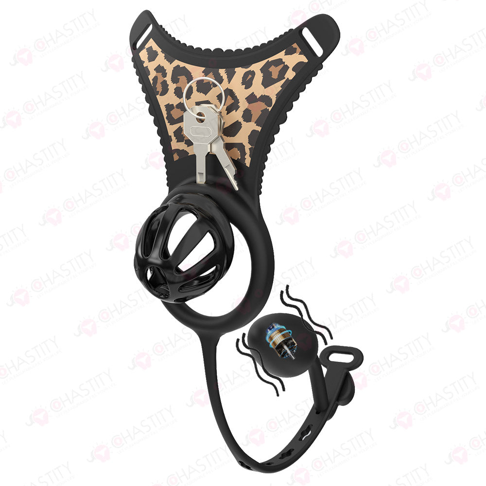 Male Chastity Erotica Thong with Remote-Controlled Anal Plug