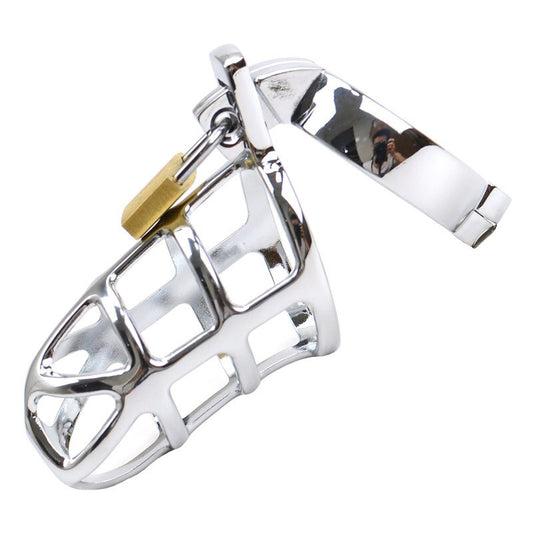 Metal Chastity Cage with Lock for Men