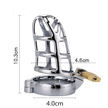 Metal Chastity Cage with Lock for Men
