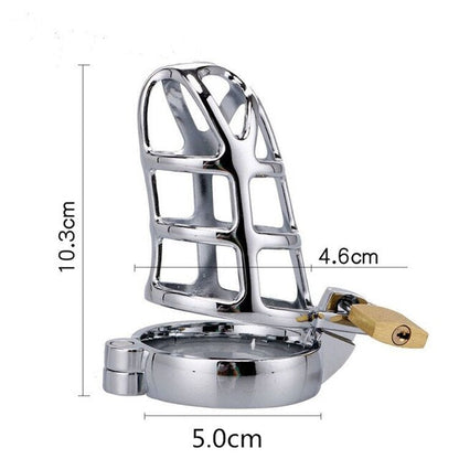 Metal Chastity Cage with Lock for Men