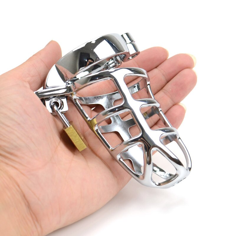 Metal Chastity Cage with Lock for Men