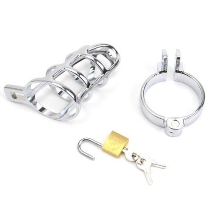 Metal Chastity Cage with Lock for Men