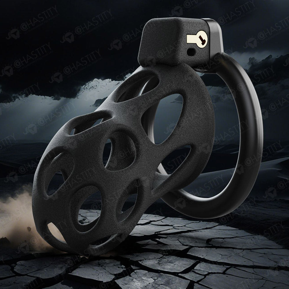 Matte Frosted Solid Chastity Cage