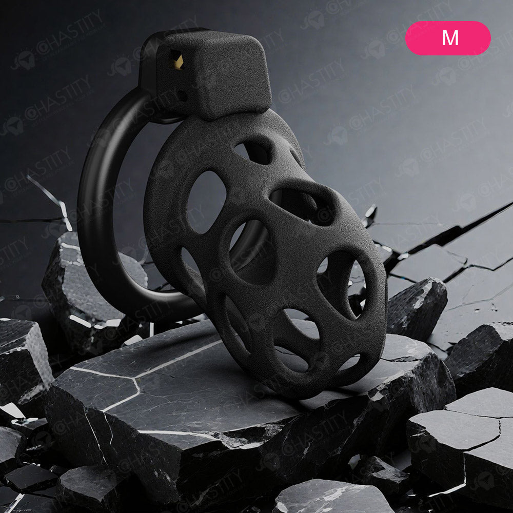 Matte Frosted Solid Chastity Cage