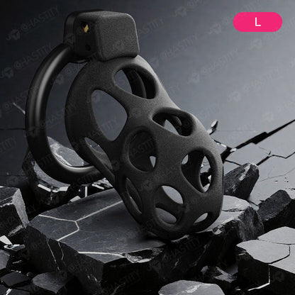 Matte Frosted Solid Chastity Cage