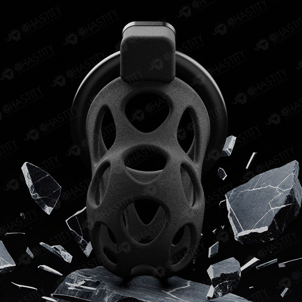 Matte Frosted Solid Chastity Cage