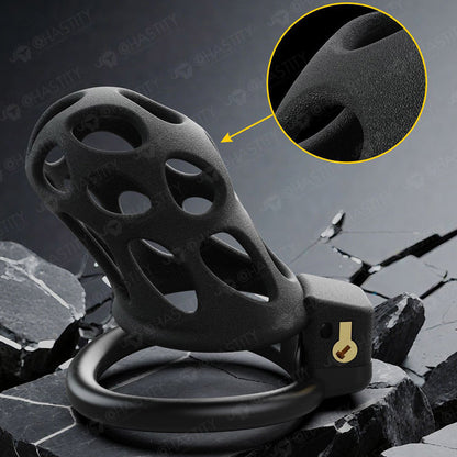 Matte Frosted Solid Chastity Cage