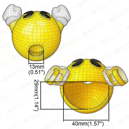 Men’s Double Lock Chastity Emoji
