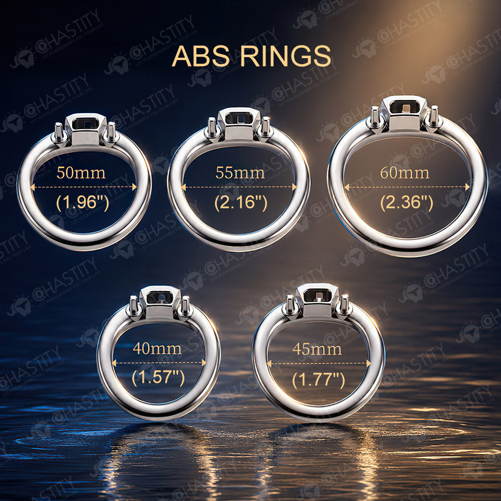 Metal & ABS Modular Transformable Chastity Cage
