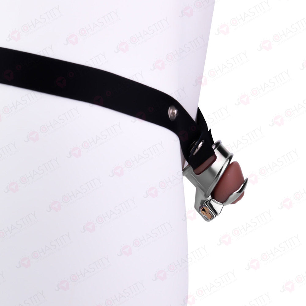 Metal Chastity Glans Sleeve With Lock