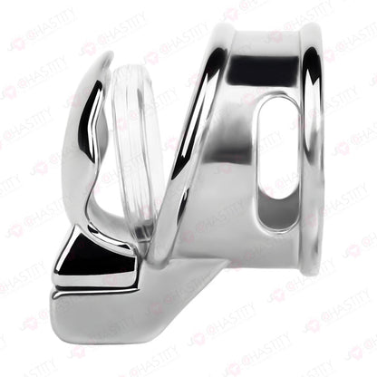 Metal Chastity Glans Sleeve With Lock