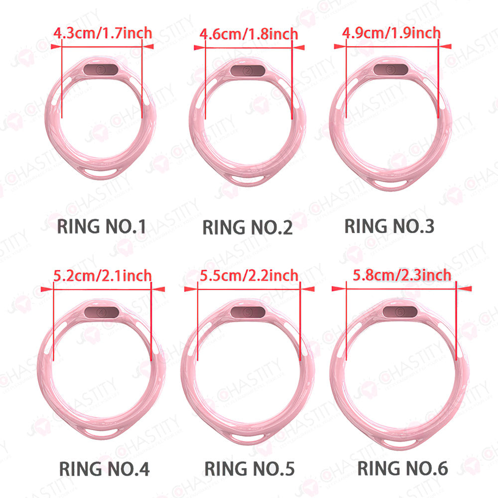 Micro Male Chastity With Removable Soft Spikes