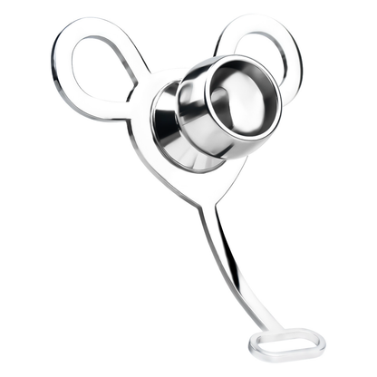 Inverted Micro Chastity Cage with Nylon Strap