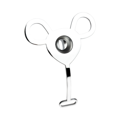 Inverted Micro Chastity Cage with Nylon Strap