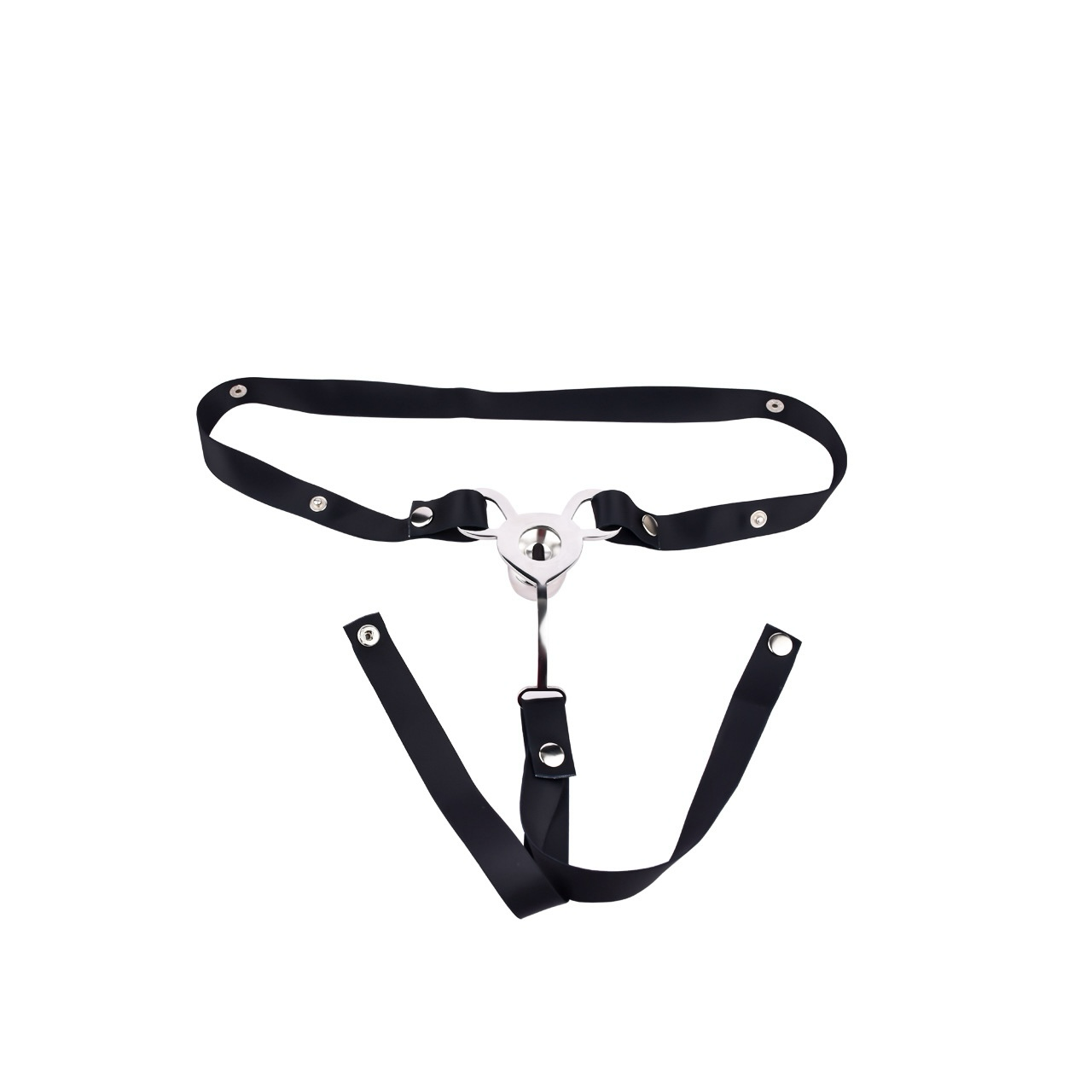 Inverted Micro Chastity Cage with Nylon Strap