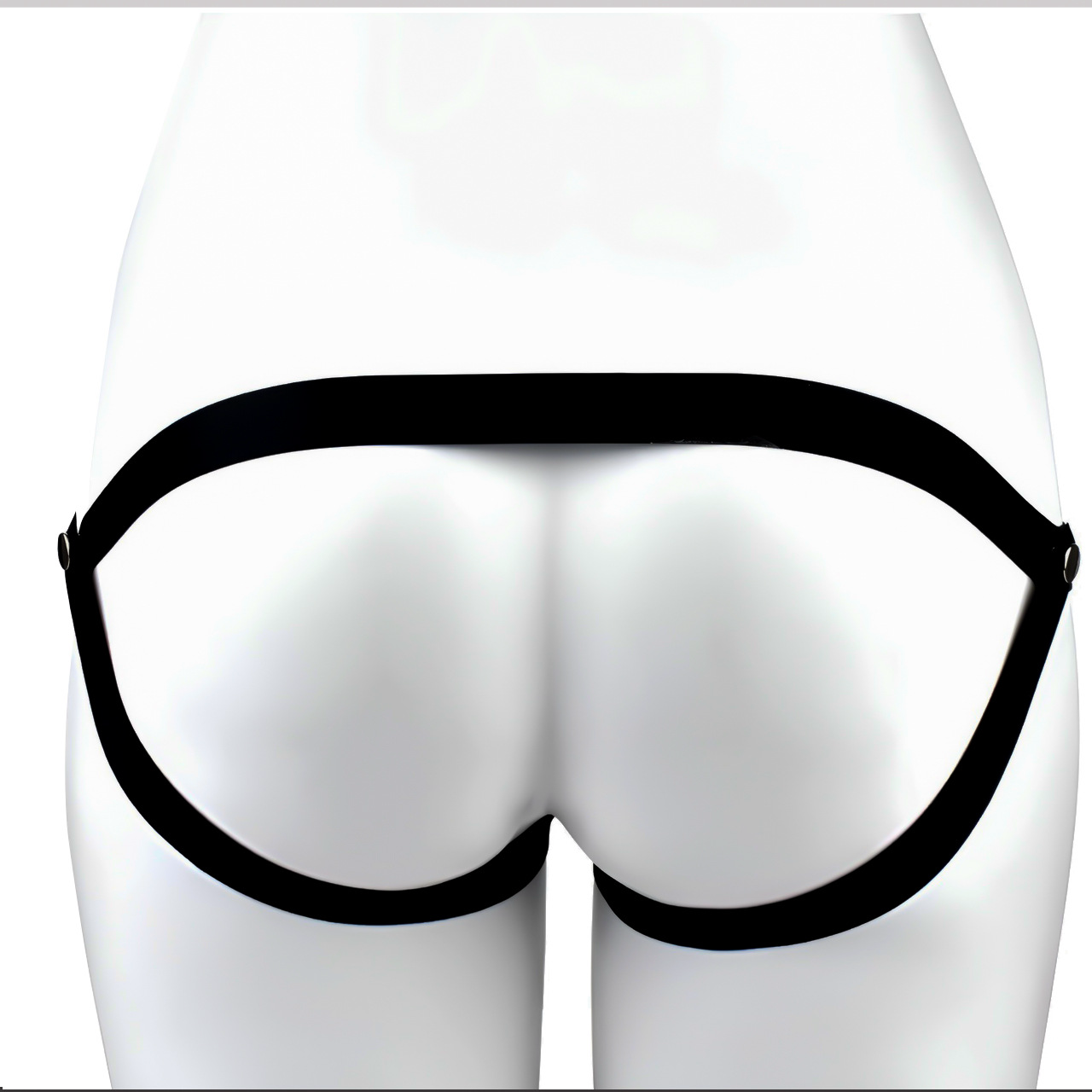 Inverted Micro Chastity Cage with Nylon Strap