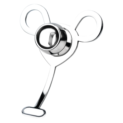 Inverted Micro Chastity Cage with Nylon Strap