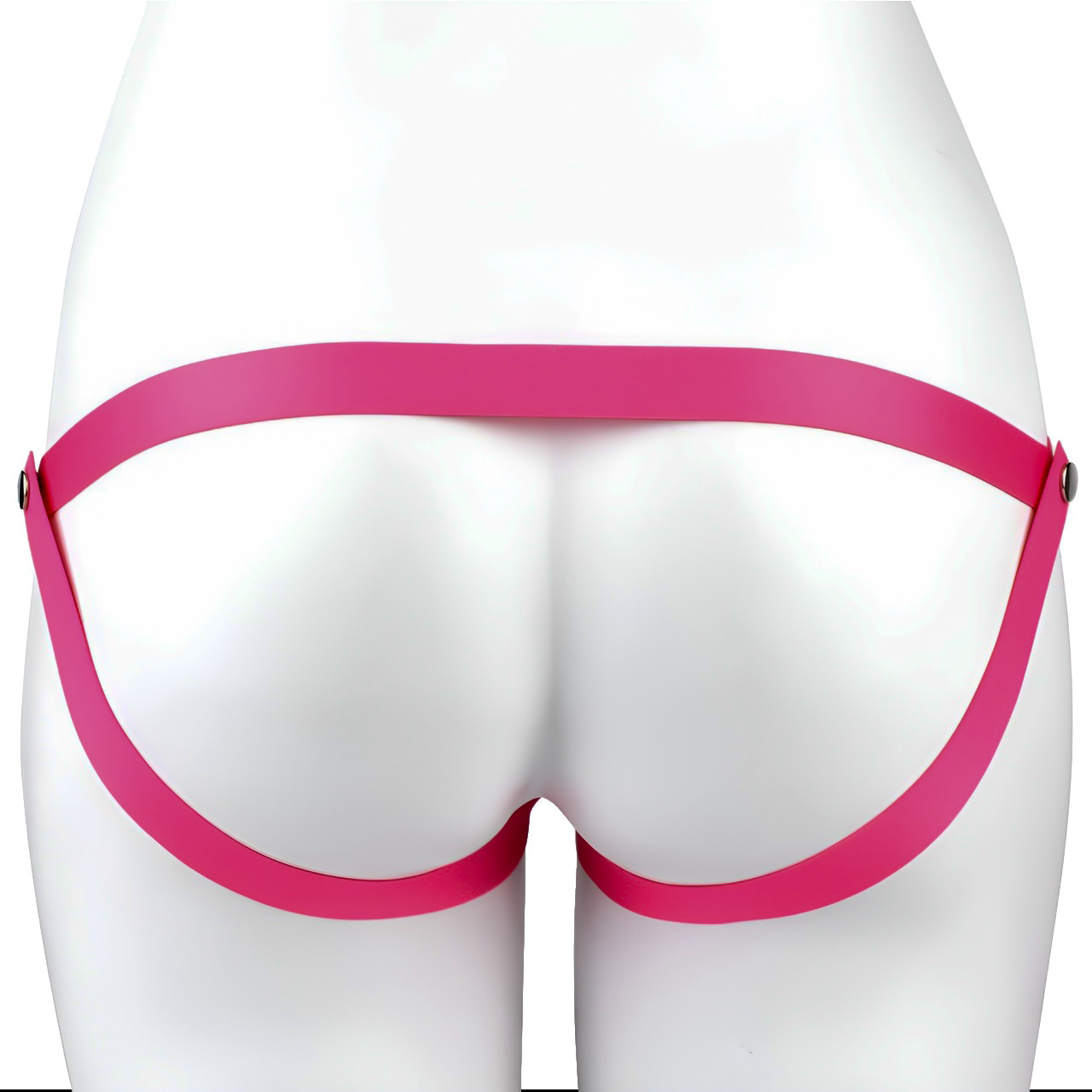 Inverted Micro Chastity Cage with Nylon Strap