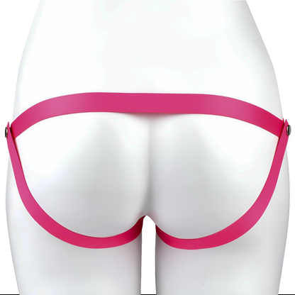 Inverted Micro Chastity Cage with Nylon Strap