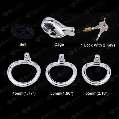 Mistress's Enforced Male Chastity Restraints (3 Rings)