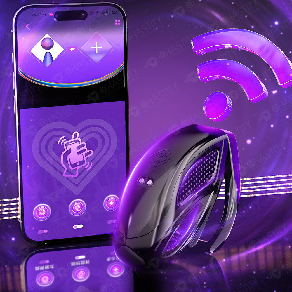 LOCKINK Mobile-Controlled Bee Sting Electric Shock Chastity As Punishment