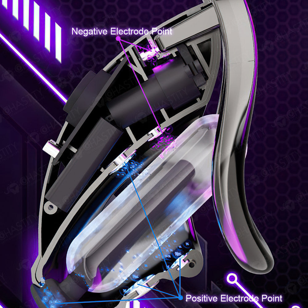 LOCKINK Mobile-Controlled Bee Sting Electric Shock Chastity As Punishment