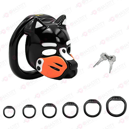 Multicolor Dog Slave Submissive Male Chastity