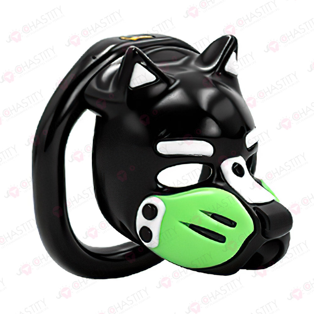 Multicolor Dog Slave Submissive Male Chastity