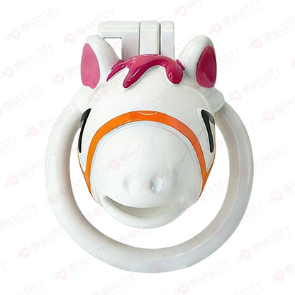 Multicolor Painting Horse Chastity Cage