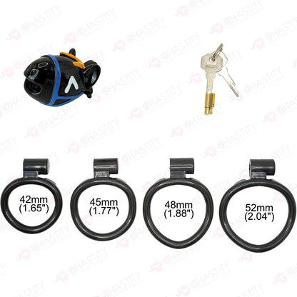 Multicolor Painting Horse Chastity Cage