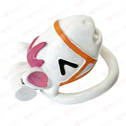Multicolor Painting Horse Chastity Cage