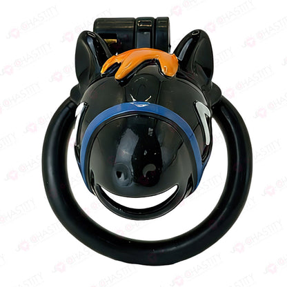 Multicolor Painting Horse Chastity Cage