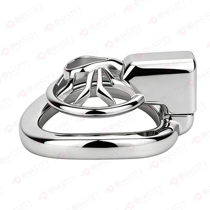 Night Silver Web Hunter Chastity Cage