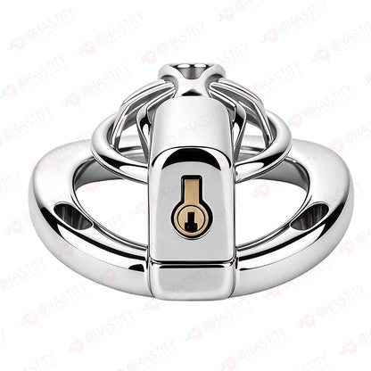 Night Silver Web Hunter Chastity Cage