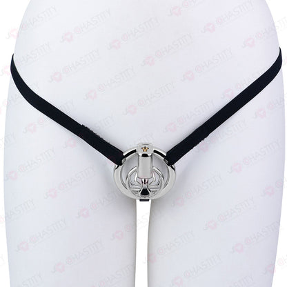 Night Silver Web Hunter Chastity Cage