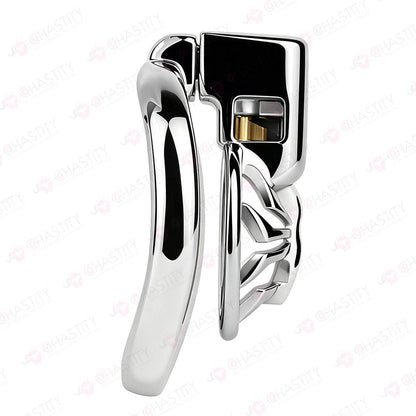 Night Silver Web Hunter Chastity Cage