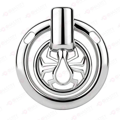 Night Silver Web Hunter Chastity Cage