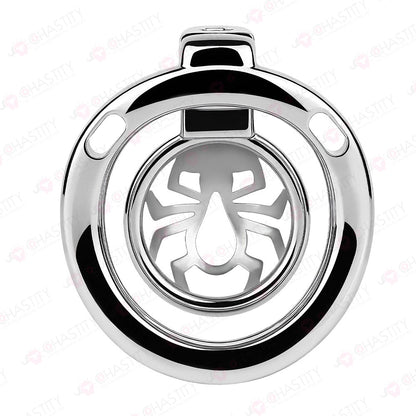 Night Silver Web Hunter Chastity Cage