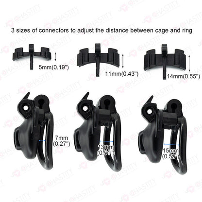No Escape Chastity Cage (Double Lock)