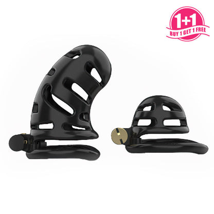 Nub & Big Chastity Cage (Buy One Get One Free)