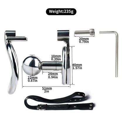 Small Negative Inverted Chastity Cage