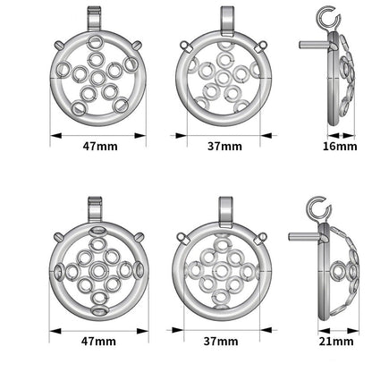Micro Breathable Chastity Cage