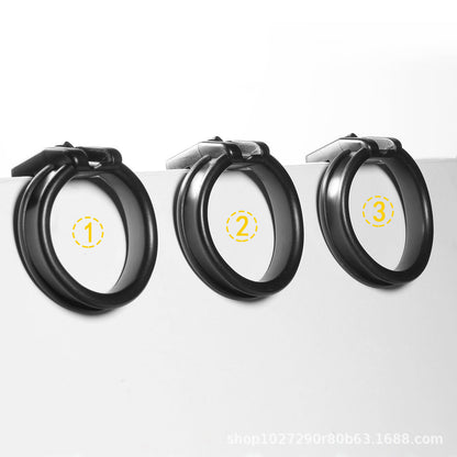 Dual-key ABS Chastity Cage Set with 3 Rings
