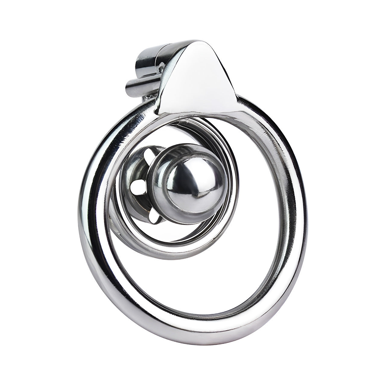 Micro Inverted Chastity Cage with Metal Ball