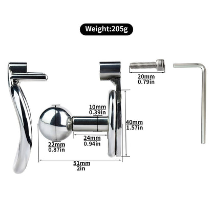 Small Negative Inverted Chastity Cage