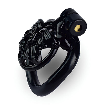 Black Butterfly Clit Chastity Cage with 4 Penis Rings