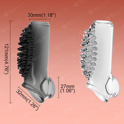 Open Tip Penis Sleeve (With Spiked)