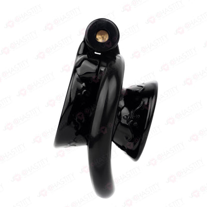 Opening Hourglass-Shaped Chastity Cup